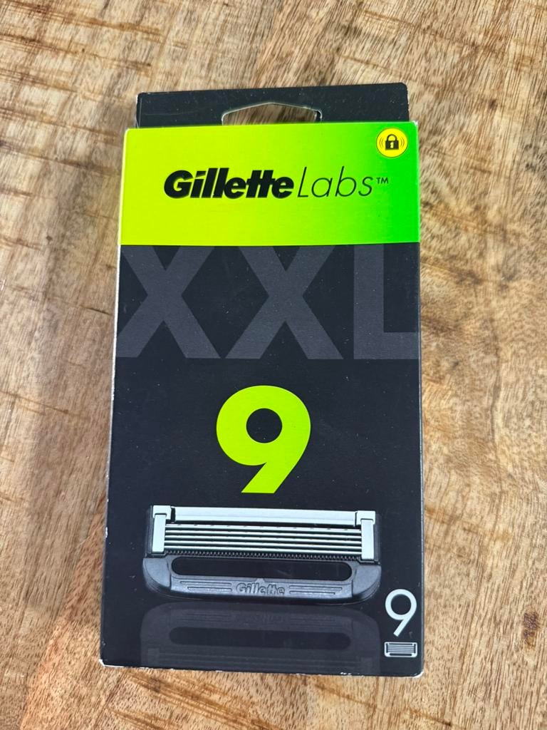 Gillette scheermesjes 9x, Ophalen of Verzenden, Zo goed als nieuw, Gehele gezicht