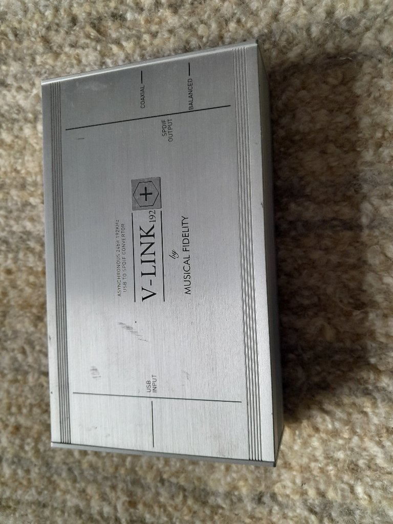 V-Link192+ v. Musical Fidelity, Overige merken, Overige systemen, Ophalen of Verzenden, Zo goed als nieuw