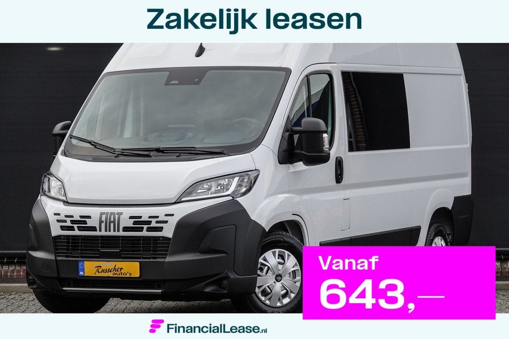 Fiat Ducato L2H2 2.2 MultiJet 140Pk Aut. | 35 | Dubbele cabi, 2033 kg, Stof, Gebruikt, 4 cilinders