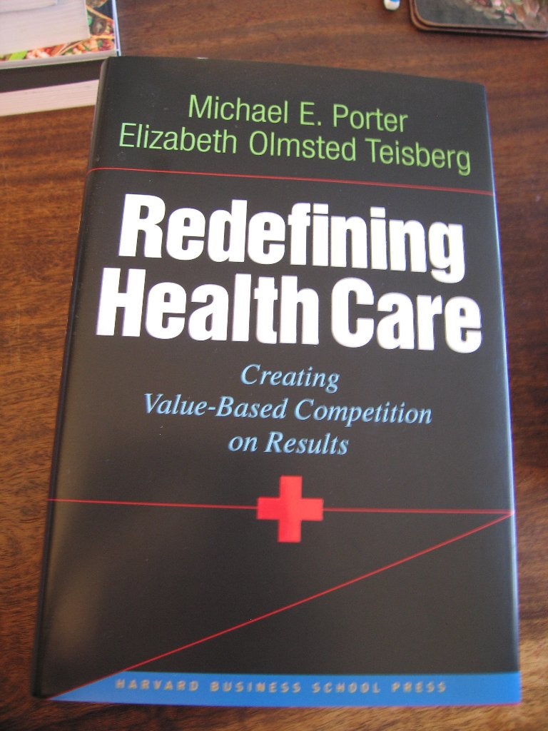 Redefining health care M. Porter, Ophalen of Verzenden, Zo goed als nieuw
