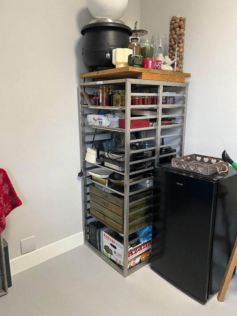 Professionele keukenrek, Ophalen, Gebruikt, 100 tot 150 cm, 50 tot 100 cm