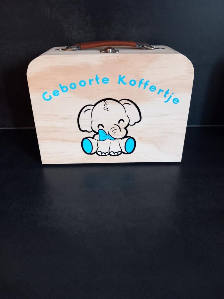 Schattige gepersonaliseerde koffertjes voor geboorte, Ophalen of Verzenden