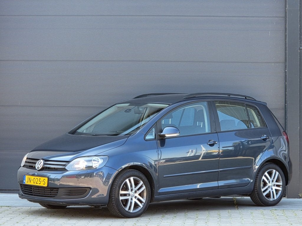 Volkswagen Golf Plus 1.4 TSI Highline automaat luxe uitv. ap, Euro 5, Gebruikt, Blauw, Parkeersensor