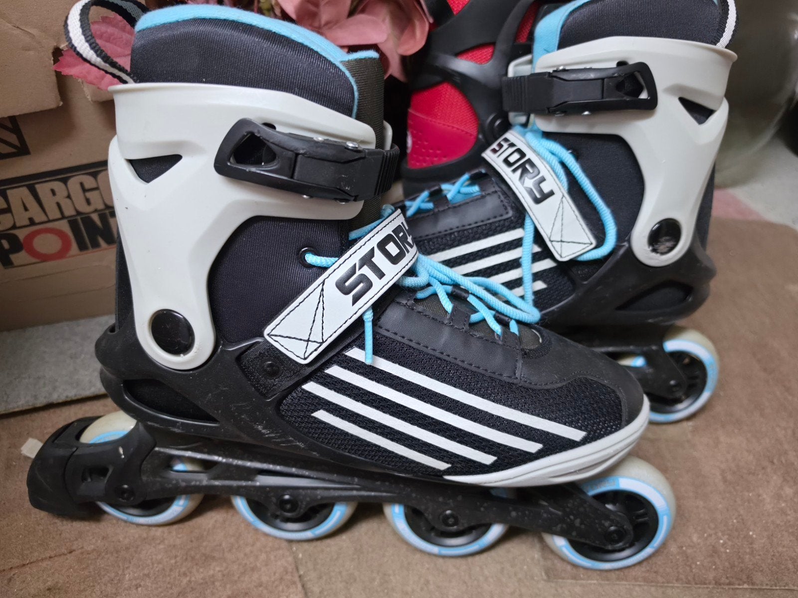 Story Shockwave inline skates skeelers maat 43 kan vanaf 42, Ophalen of Verzenden, Zo goed als nieuw