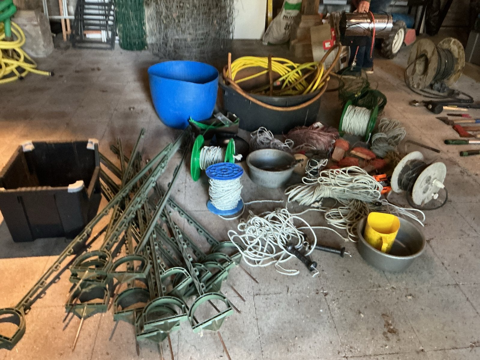 Diverse onderdelen voor afrastering - Ideaal voor boer/hobby, Ophalen, Gebruikt, Overige materialen, Overige typen