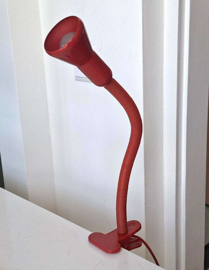 vintage snake bureaulamp klemspot jaren 80 Memphis design, Ophalen of Verzenden, Huis en Inrichting