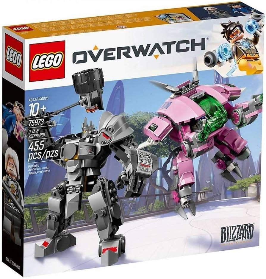 Lego Overwatch – D.Va and Reinhardt (75973), Overige thema's, Nieuw, Ophalen of Verzenden, Complete set