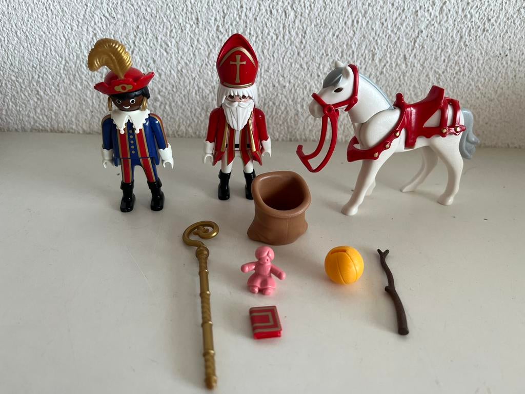Playmobil Sinterklaas en Zwarte Piet 4893, Ophalen of Verzenden, Zo goed als nieuw, Complete set