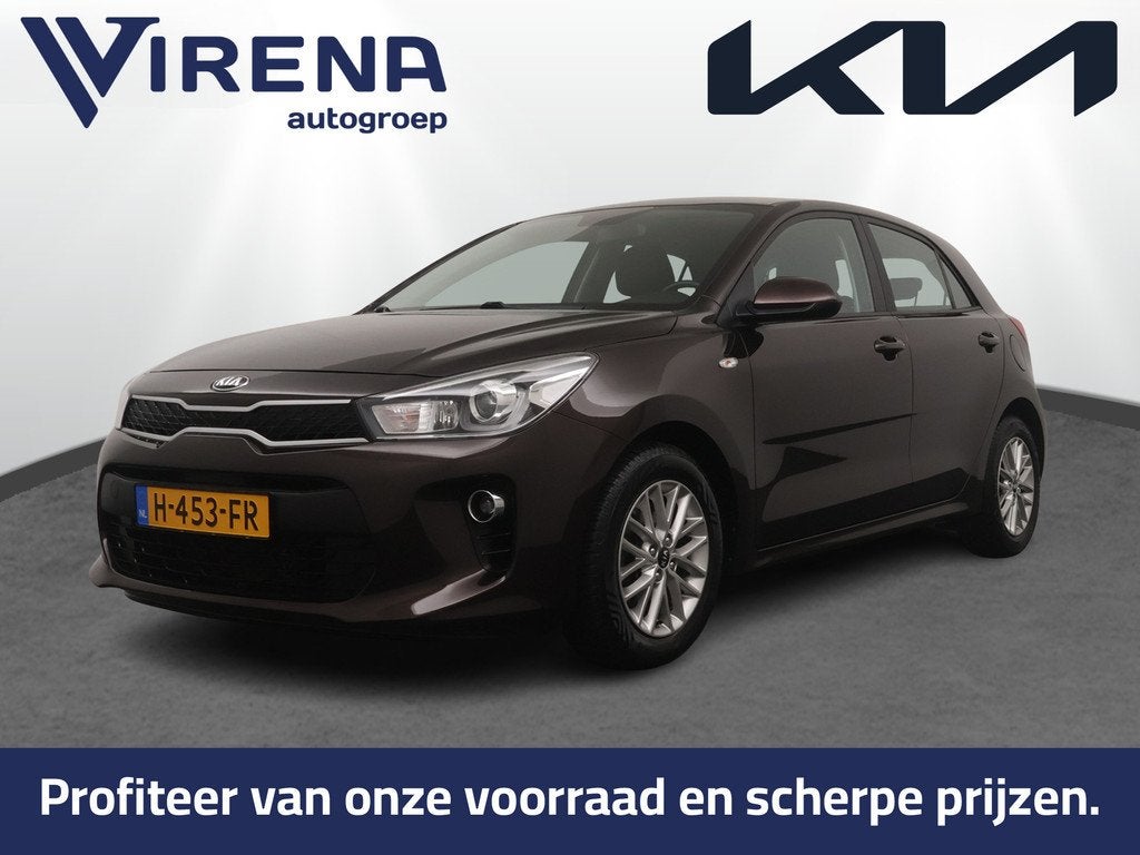 Kia Rio 1.0 TGDI DynamicLine Navigatie - Achteruitrijcamera, Auto's, Kia, Te koop, Rio, ABS, Achteruitrijcamera, Airbags, Airconditioning