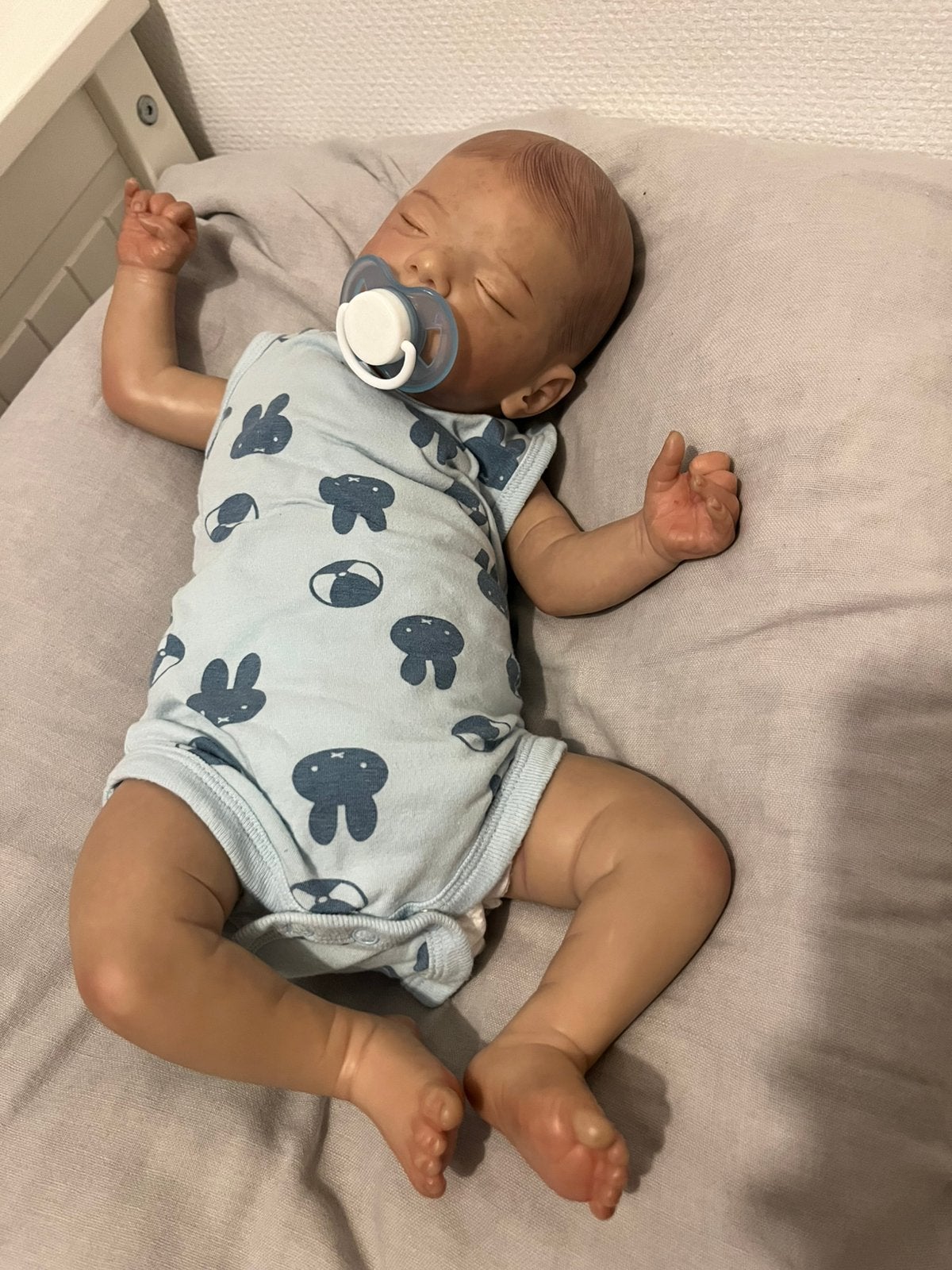 Reborn baby, Verzamelen, Poppen, Ophalen of Verzenden, Gebruikt, Babypop, Levensecht of Reborn