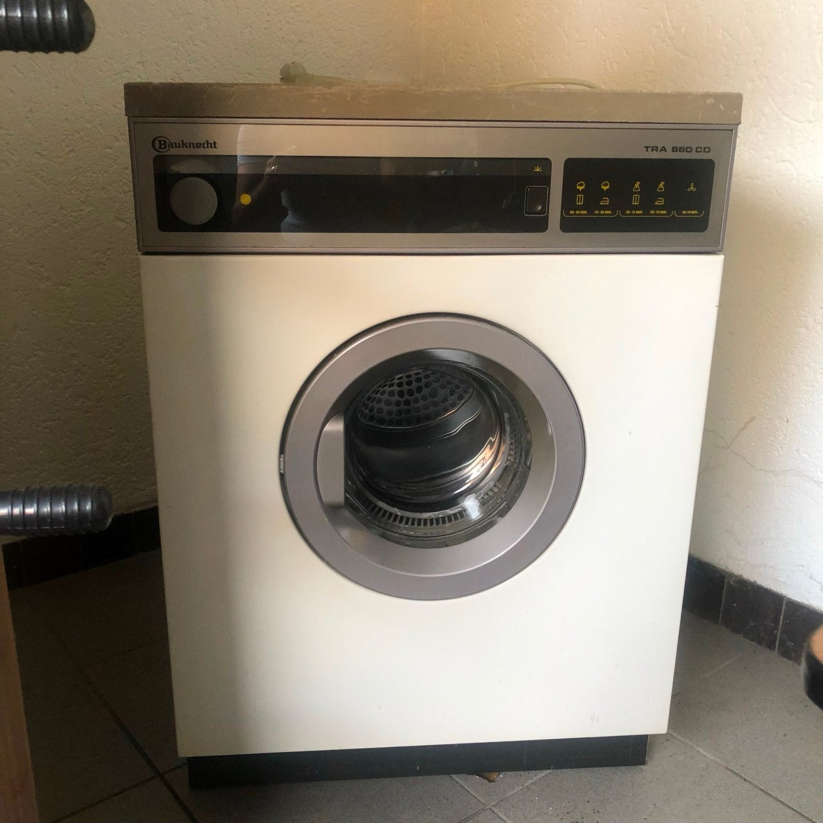 Bauknecht TRA 860 CD wasdroger - 4,5 kg, Ophalen, Gebruikt, Luchtafvoer, 4 tot 6 kg