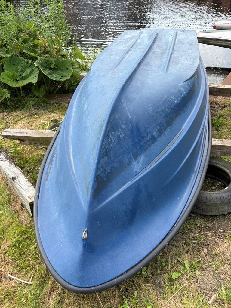 polyester toer-/visbootje, Watersport en Boten, Overige merken, Gebruikt, 4 m, Tot 10 pk