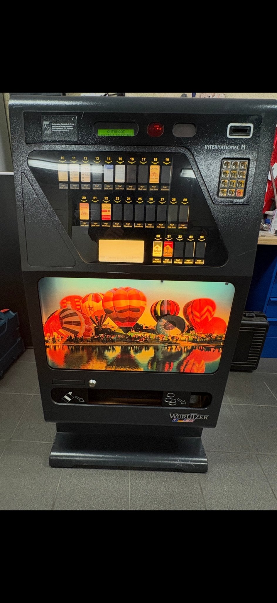 Wurlitzer   - Vintage  zeldzame sigaretten automaat, Verzamelen, Automaten | Overige, Ophalen, Gebruikt
