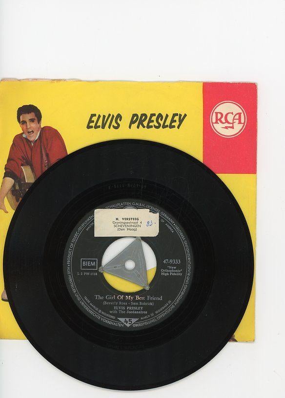 Single van Elvis Presley uit 1960, Ophalen of Verzenden, Gebruikt, Pop