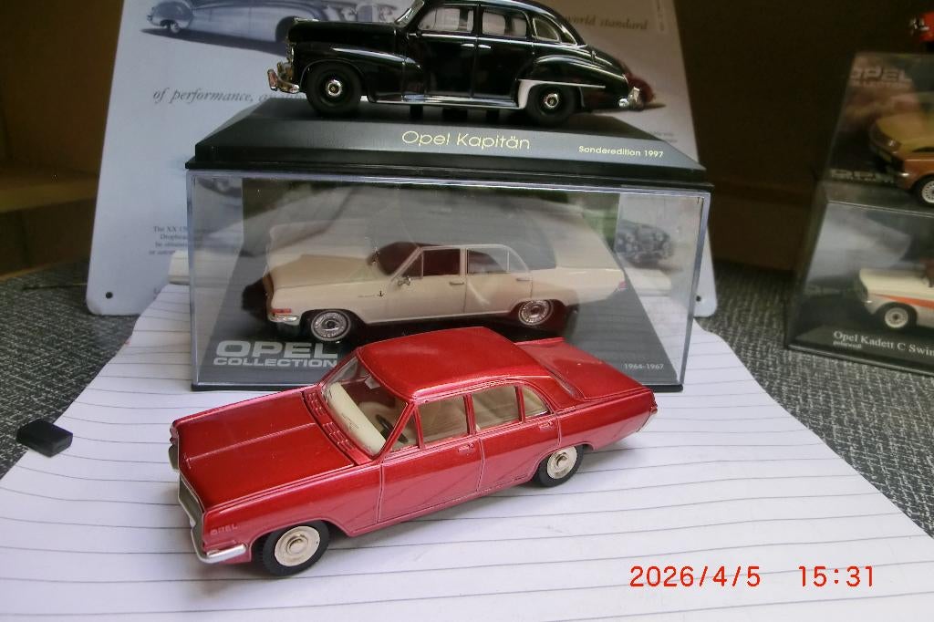 3x Opel Admiral, Kapitan en Diplomat., Hobby en Vrije tijd, Ophalen of Verzenden, Zo goed als nieuw, Auto, Overige merken