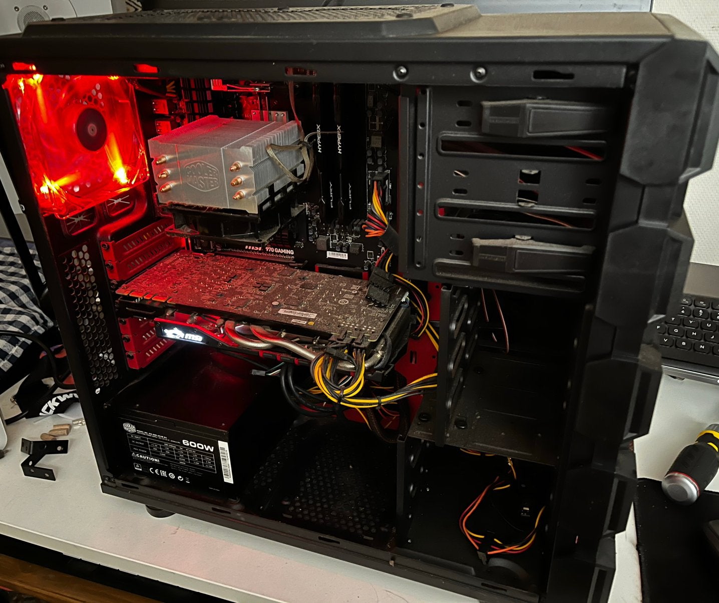 Gaming PC GTX 970 - AMD FX-8320 8GB RAM Zonder HDD/SSD, Ophalen, Gebruikt, 8 GB, Gaming