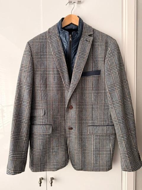 jacket & sons wool outdoor jacket colbert | 54, Verzenden, Nieuw, Maat 52/54 (L), Blauw