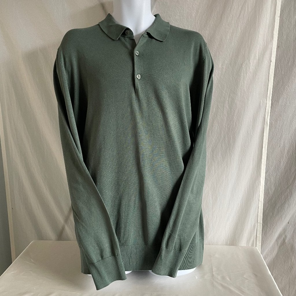 Portonova Trui olijfgroen, maat XL. Zachte Polo Trui, Kleding | Heren, Truien en Vesten, Portonova, Maat 56/58 (XL), Ophalen of Verzenden