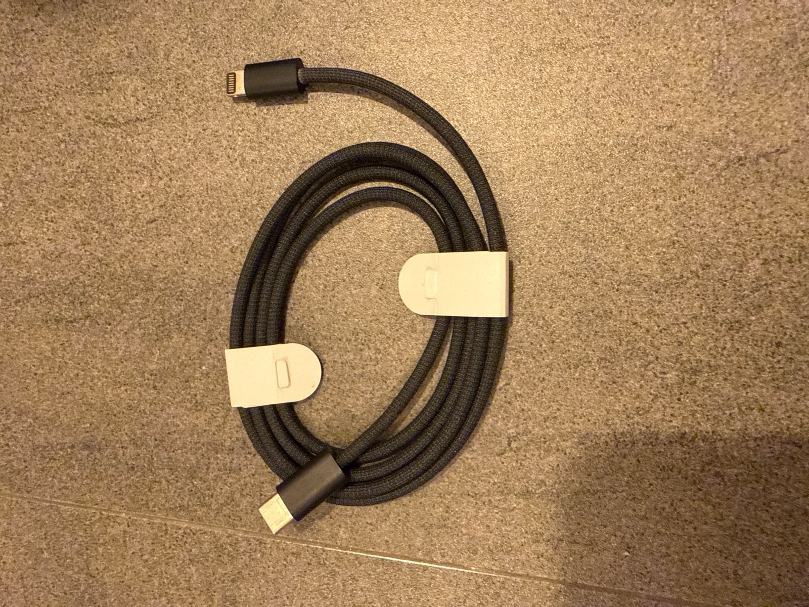Originele Apple gevlochten USB-C naar Lightning kabel, Ophalen of Verzenden, Nieuw, Snoer of kabel, Apple