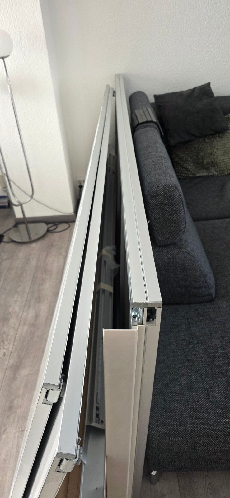 IKEA Schuifdeuren voor Kledingkast (2 sets), Ophalen, 100 tot 150 cm, 200 cm of meer, Met deur(en)