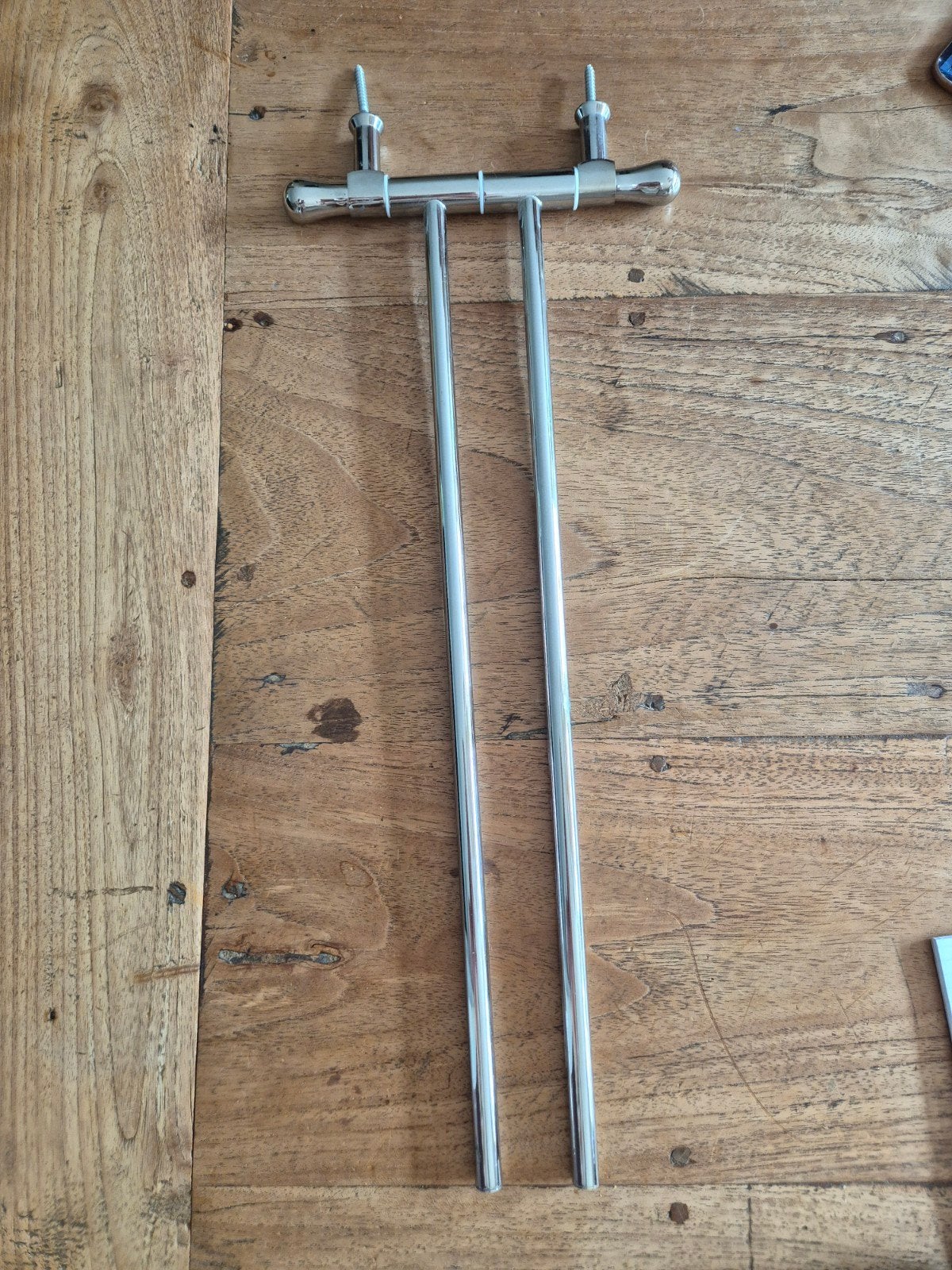 Verchroomde handdoekhouder, Ophalen of Verzenden, Zo goed als nieuw, Zwart