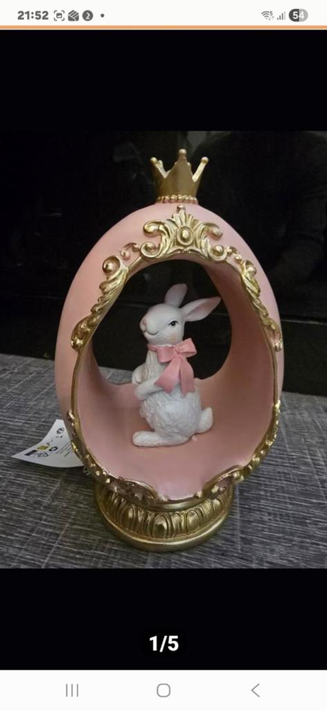 Schattig paasei met een konijntje erin., Ophalen of Verzenden, Dier