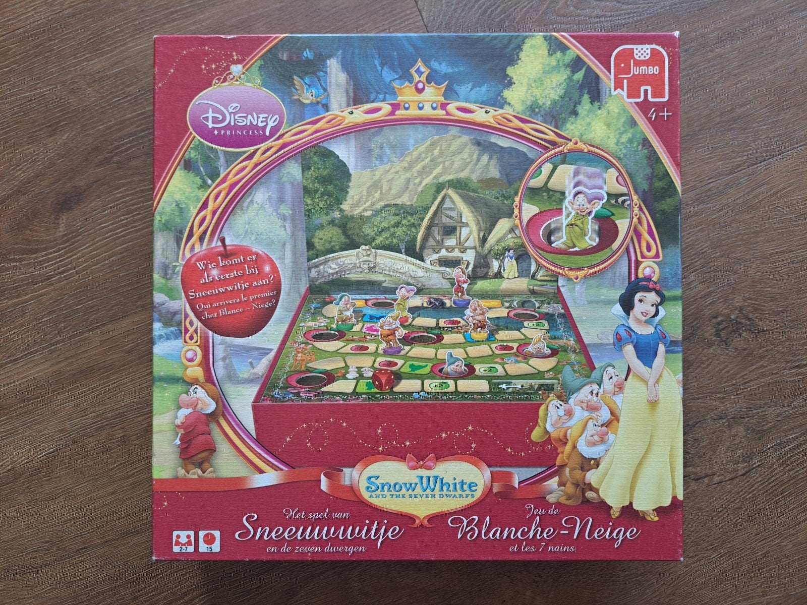 Sneeuwwitje 👰 & de 7 dwergen ‍️🧙‍♂️ bordspel, Vijf spelers of meer, Ophalen of Verzenden, Gebruikt, Jumbo
