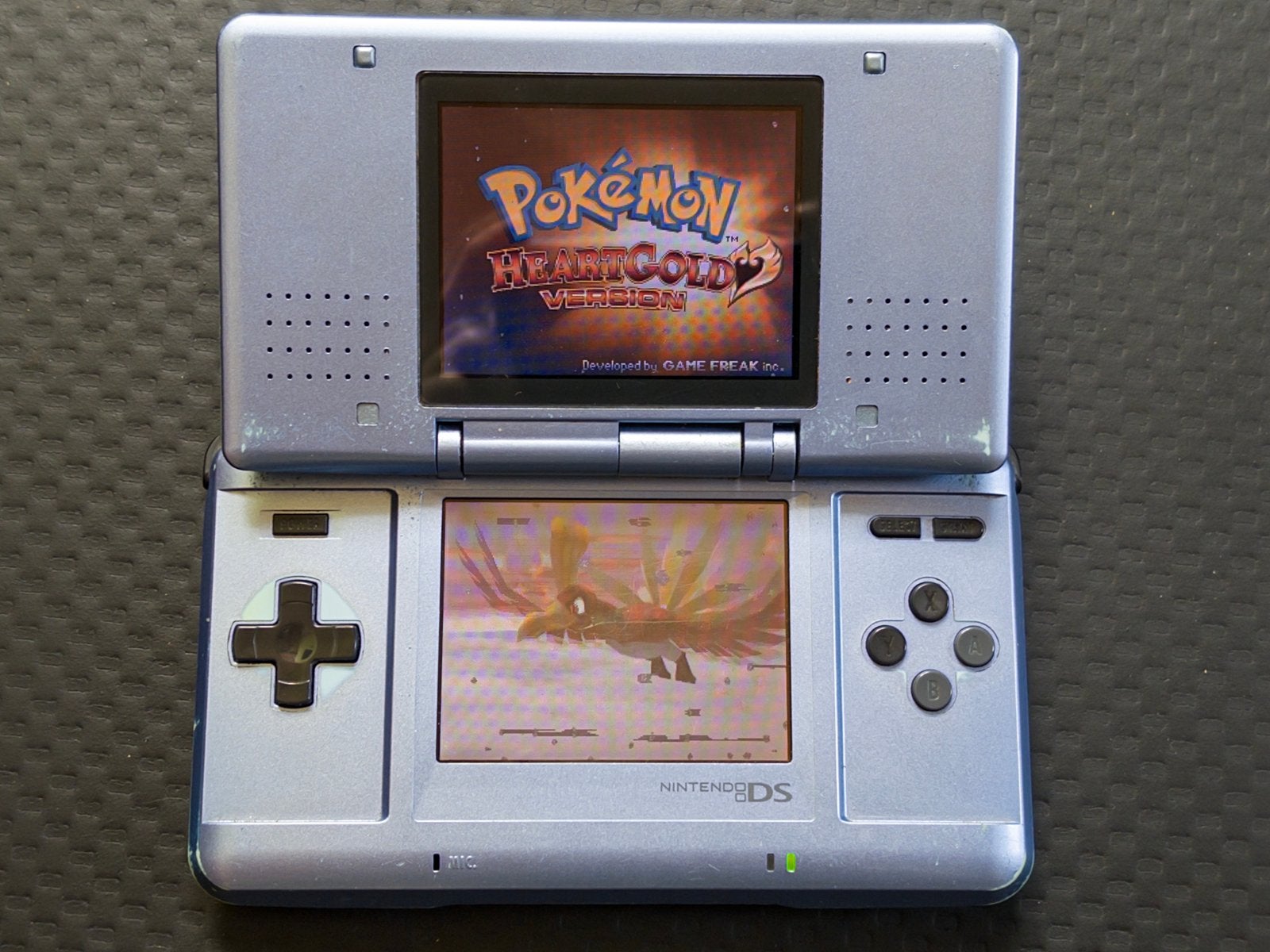 Nintendo DS Phat Blauw, Spelcomputers en Games, Ophalen of Verzenden, Gebruikt, Blauw, DS Original of Phat