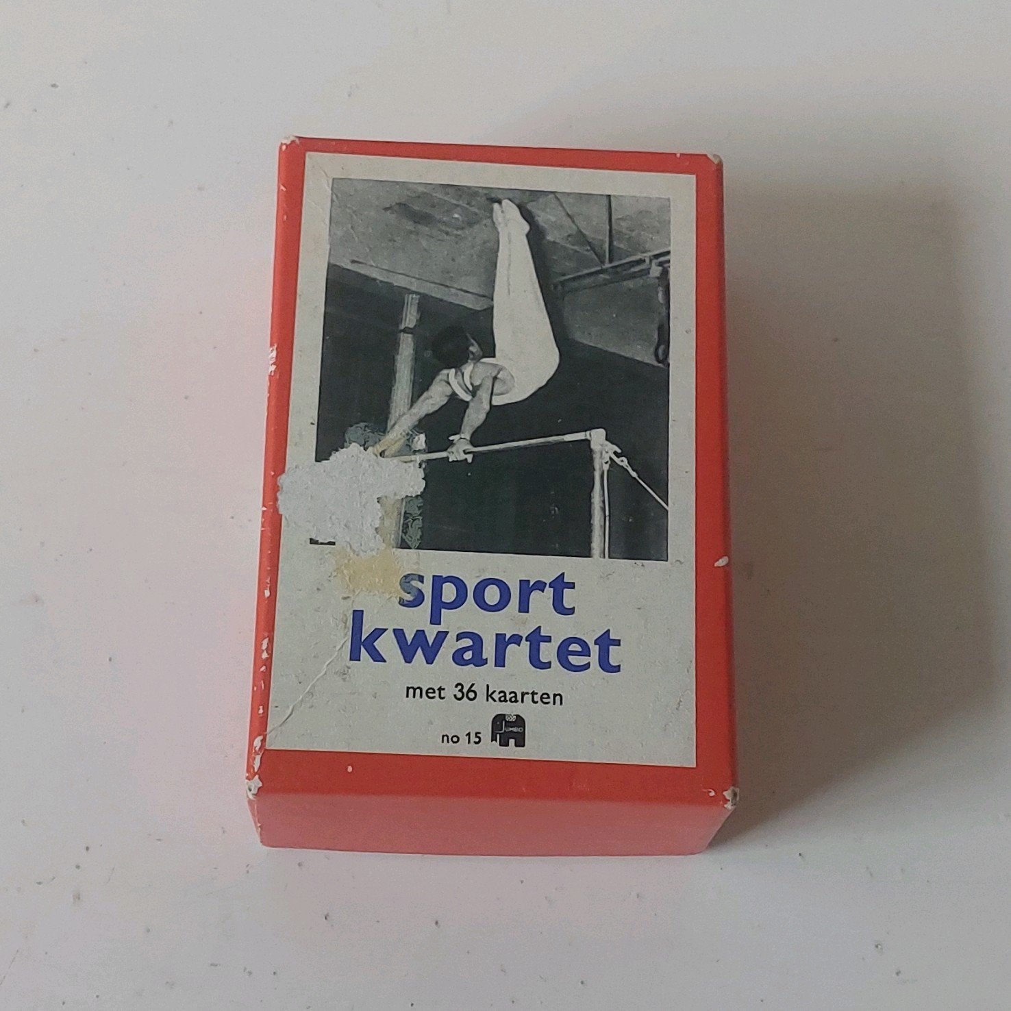 Vintage sportkwartet Jumbo kwartetspel kwartetten spelletje, Ophalen of Verzenden, Kwartet(ten)
