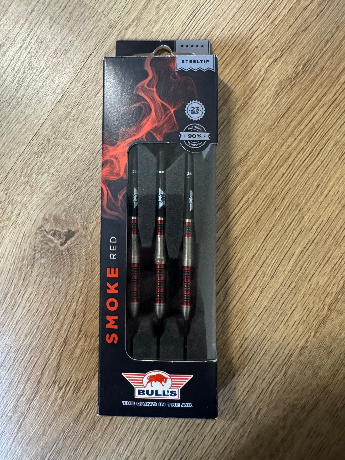 Nieuwe Bull's Smoke Red Ember Steeltip Darts - 23g, ., Nieuw, Ophalen of Verzenden, .