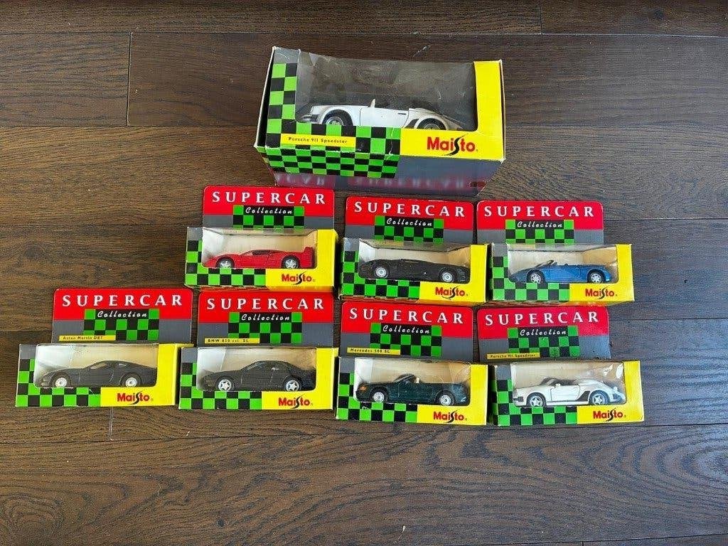 8x Maisto Supercar Collection – Ferrari, Porsche, BMW e.a., Ophalen of Verzenden, Nieuw, Auto, Overige merken
