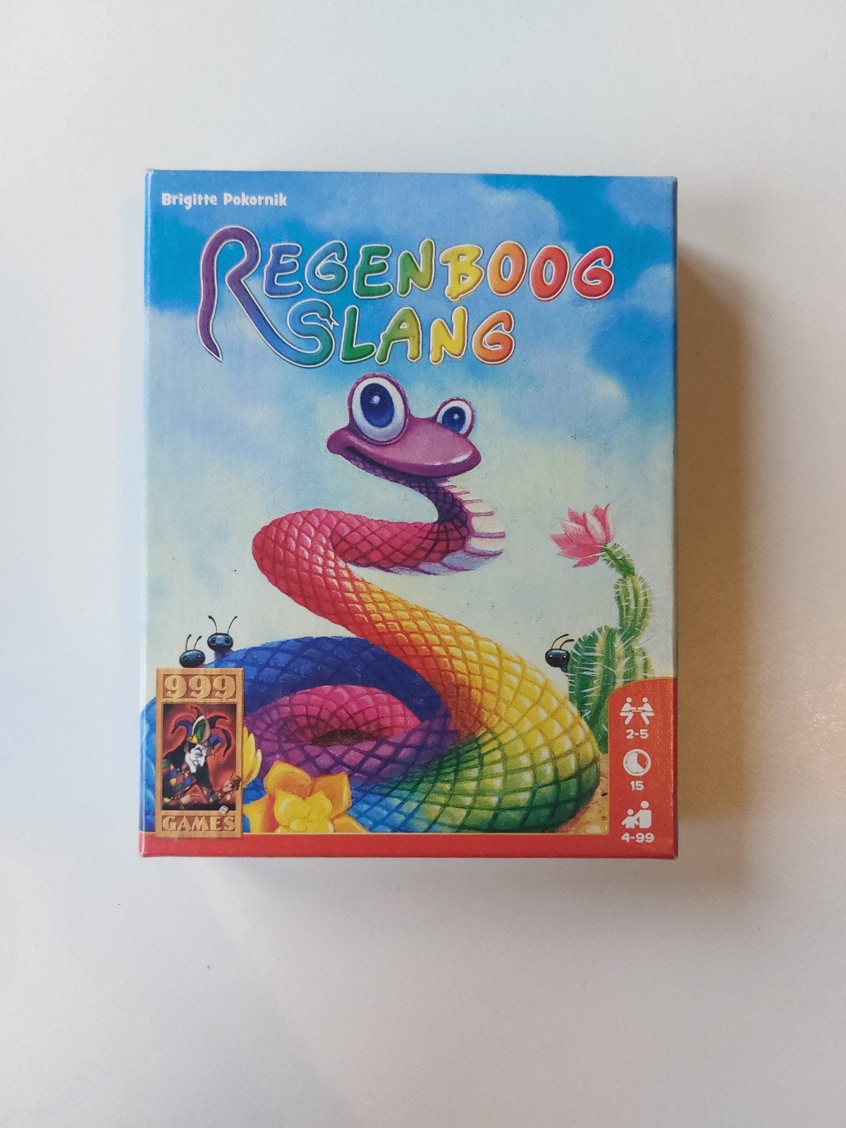 Regenboogslang kaartspel 999 games, Een of twee spelers, Ophalen of Verzenden, Zo goed als nieuw, 999 Games
