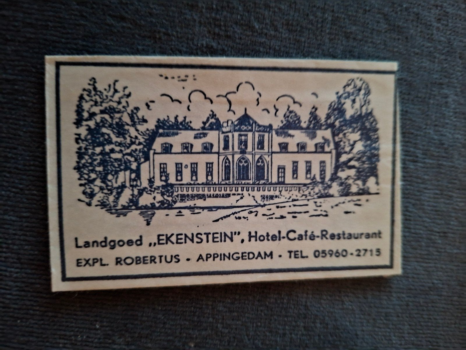 Appingedam, Landgoed "Ekenstein" hotel café rest., Verzenden, Nederland