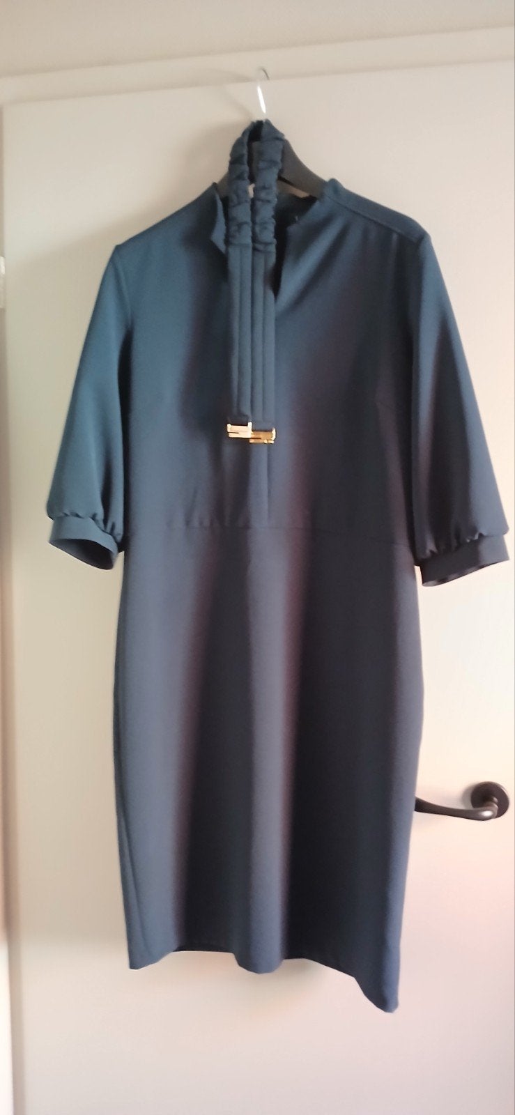 Donkerblauwe jurk van Lilytime maat 42, Kleding | Dames, Lilyfield, Blauw, Maat 42/44 (L), Ophalen of Verzenden