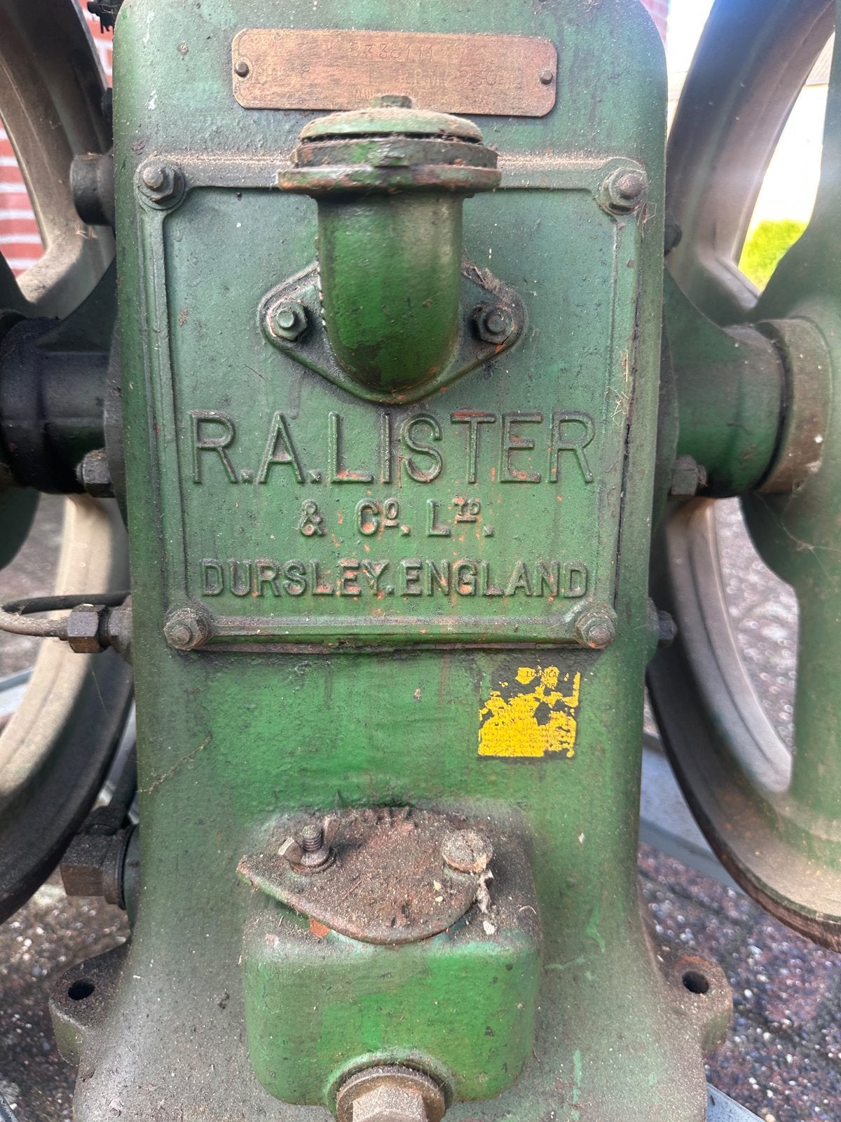 Lister Stationaire Motor - Vintage Model, Ophalen