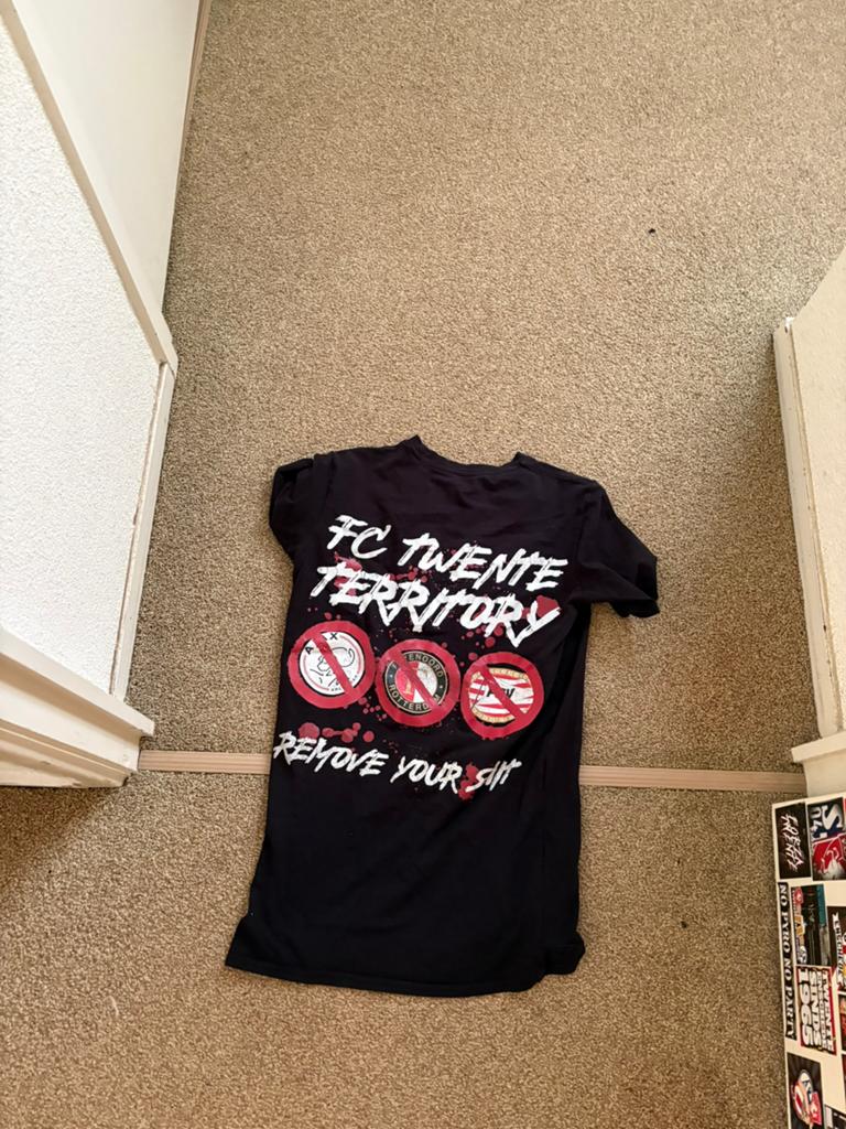 Vak p shirts maat s, Verzenden, Zwart