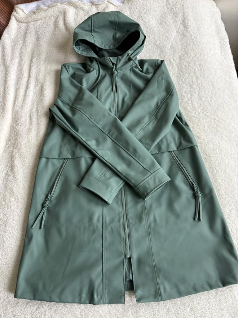 Regenjas dames merk ms mode kleur groen maat 40, Ophalen of Verzenden, Maat 42/44 (L), Groen