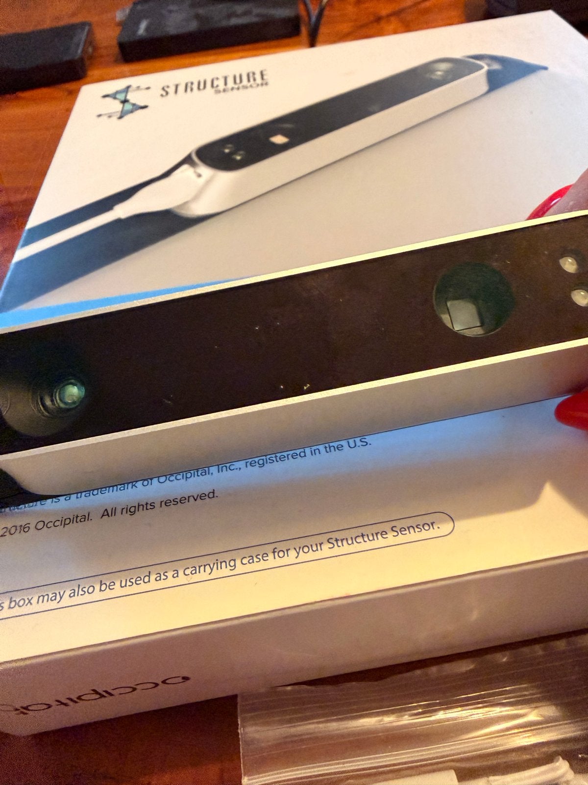Structure Sensor 3D Scanner voor iPad met Hacker Cable (USB), Ophalen of Verzenden, Zo goed als nieuw