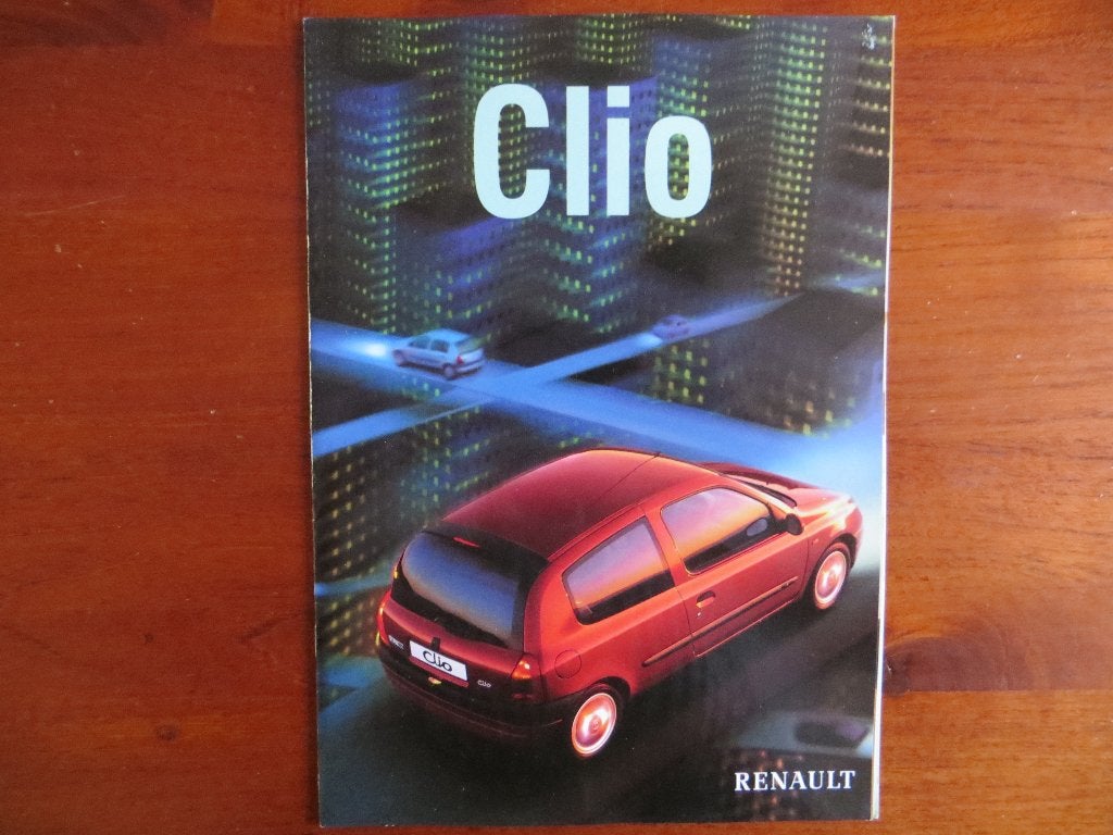 Renault Clio (maart 1998) met bijlage (aug. 1998), Ophalen of Verzenden, Nieuw, Renault