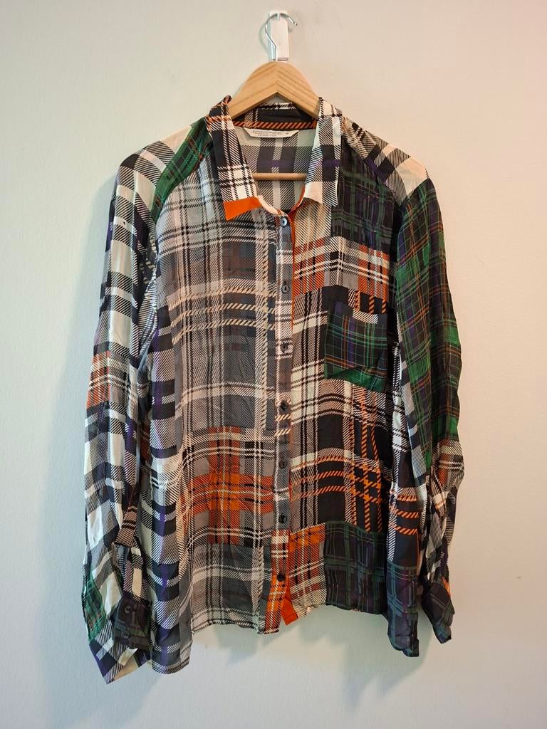 Summum Woman geruite blouse maat 46, Summum Woman, Overige kleuren, Maat 46/48 (XL) of groter, Ophalen of Verzenden