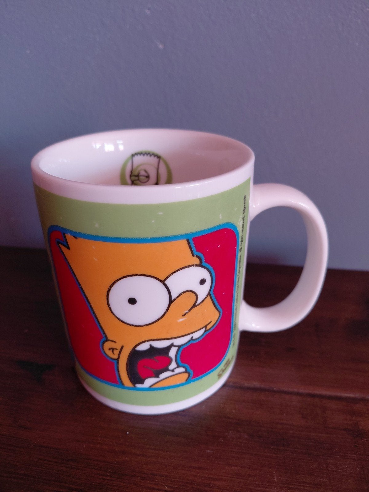 Vintage The Simpsons Mok - Bart Simpson (Quick Actie 2000), Verzamelen, Ophalen of Verzenden, Gebruikt, Tv, Gebruiksvoorwerp