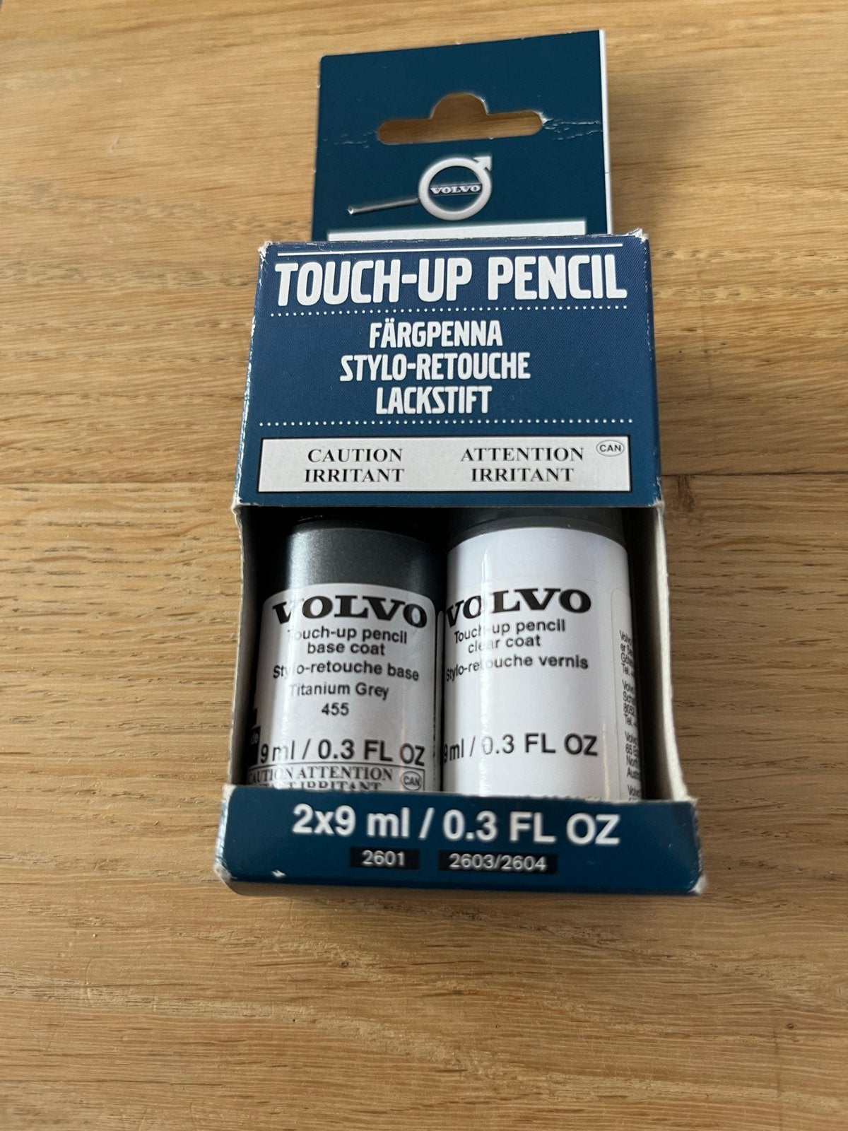 Volvo Touch-Up Pencil Titanium Grey 455, Ophalen of Verzenden, Nieuw