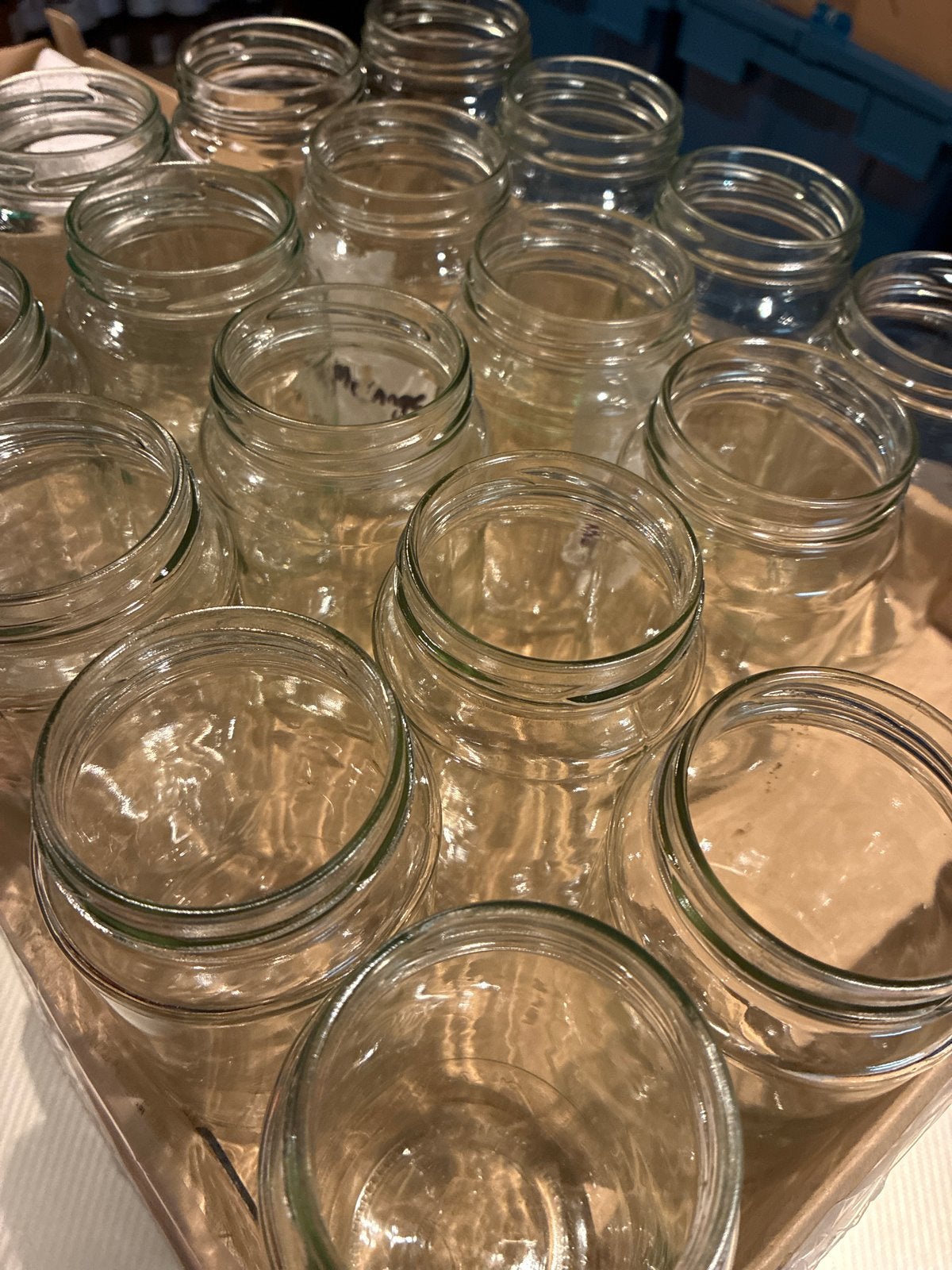 Honingpotten  potten voorraadpotten weckpotten - 20 stuks, Ophalen of Verzenden, Voorraadpot, Overige merken, Glas