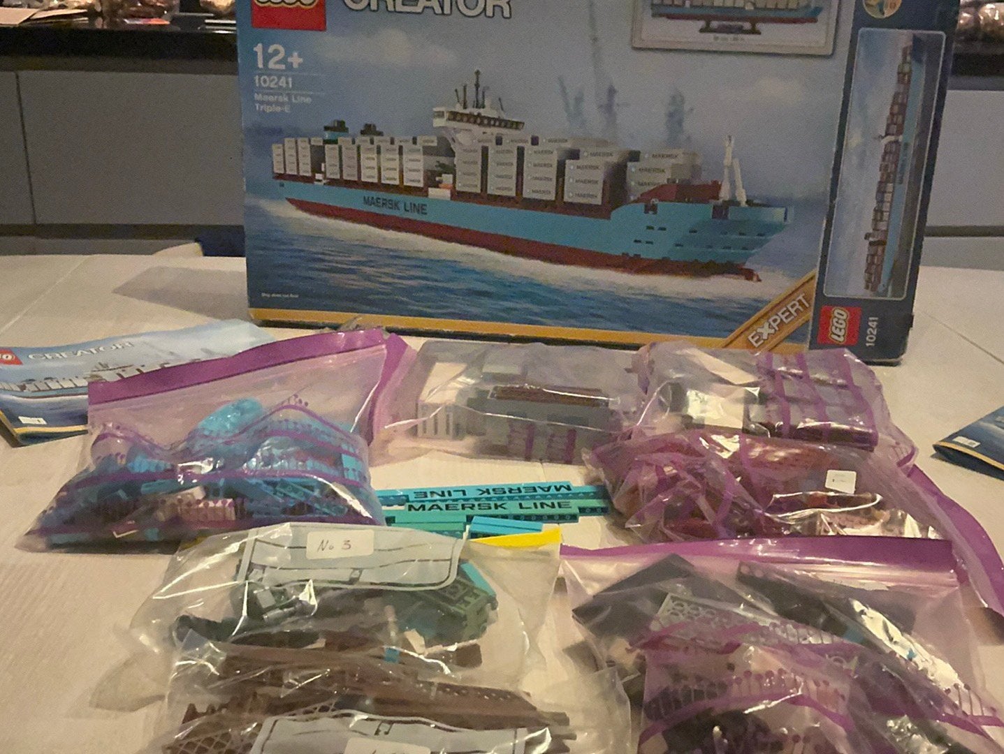 LEGO Creator Expert Maersk Line Triple-E - 10241., Kinderen en Baby's, Speelgoed | Duplo en Lego, Ophalen, Zo goed als nieuw
