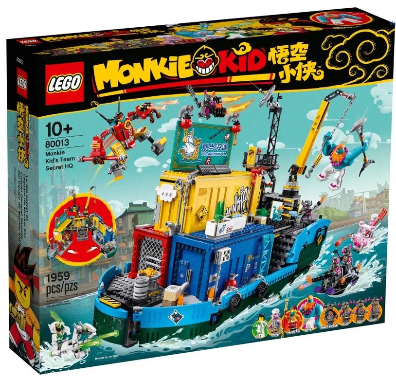 Lego Monkie Kids geheime hoofdkwartier (80013) NIEUW, Inclusief accessoires, Overige thema's, Lego, Nieuw
