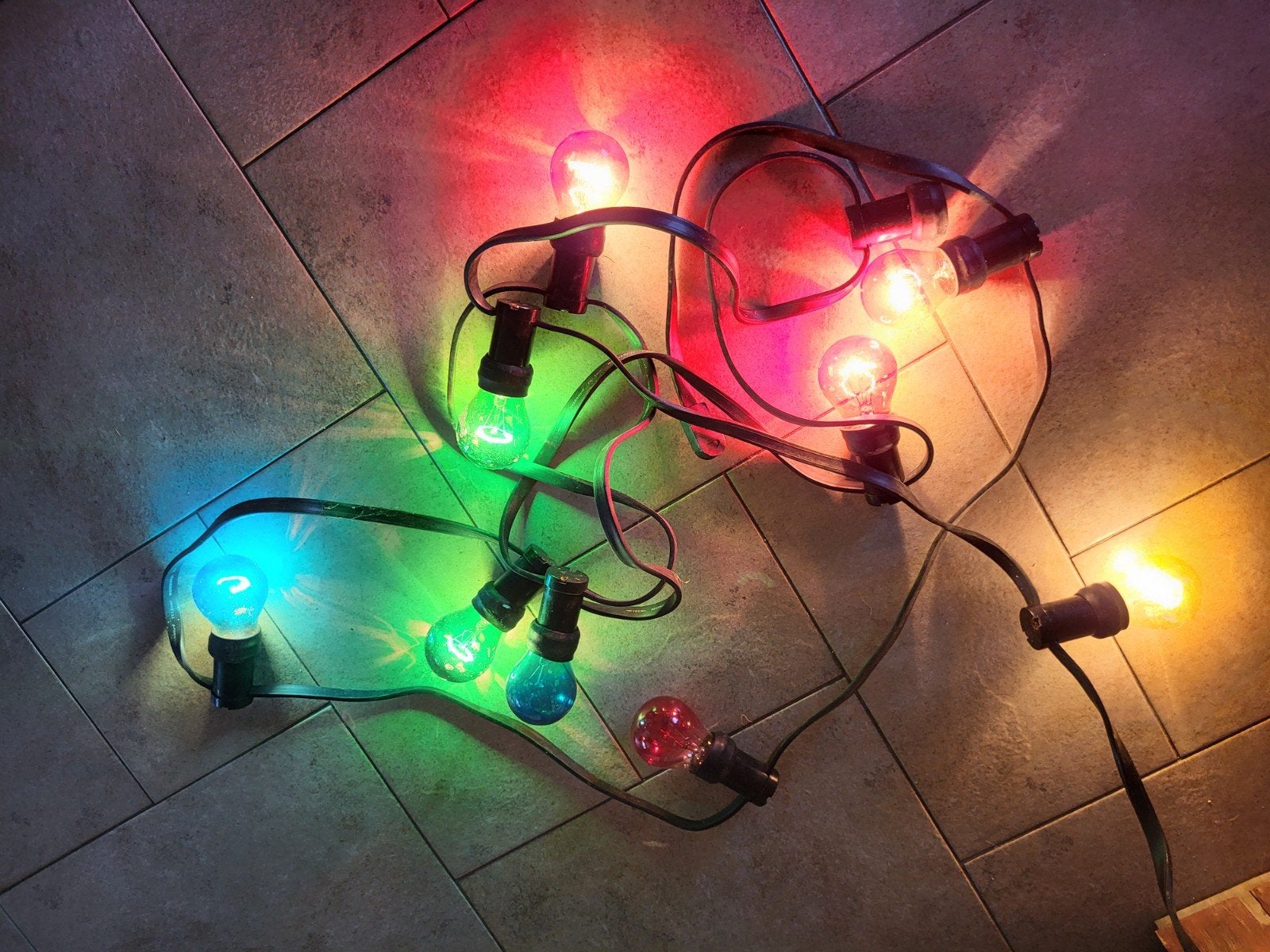 party verlichting, Tuin en Terras, Buitenverlichting, Gebruikt, Ophalen of Verzenden, Netvoeding, 250 watt of meer