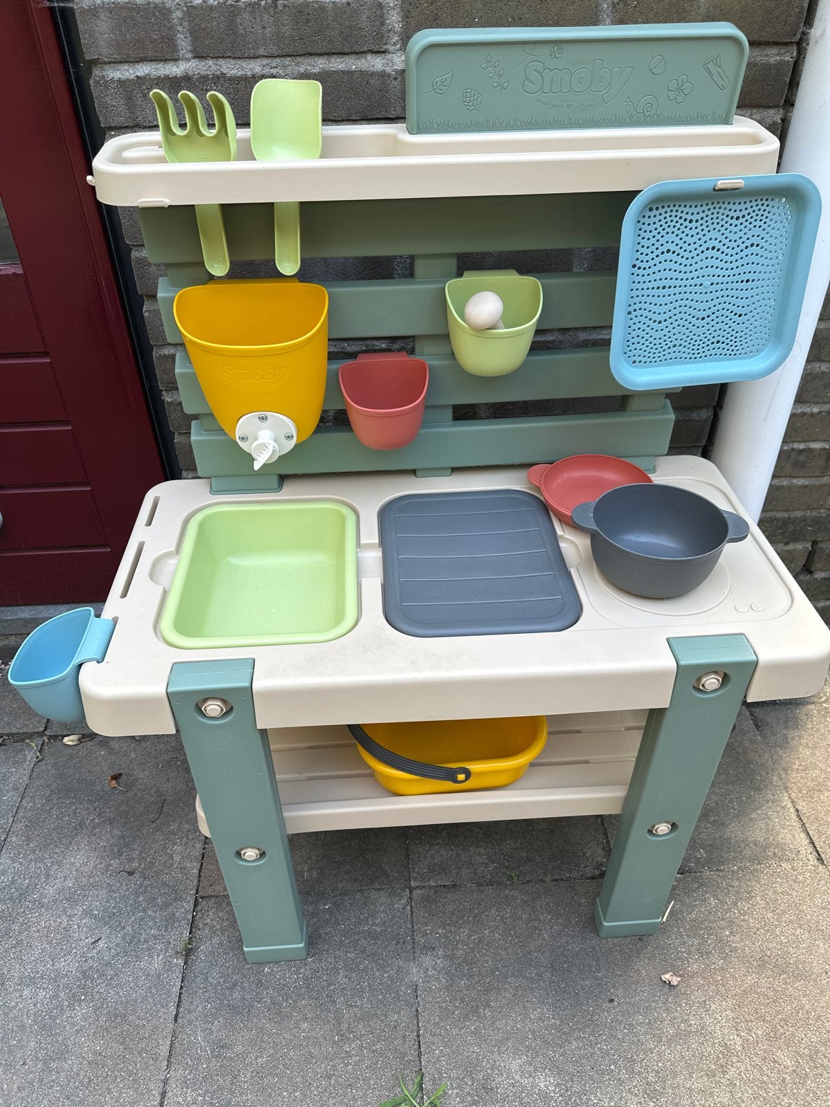 Smoby S.Life Mud Kitchen Zand- en Watertafel Speelkeuken, Ophalen, Gebruikt, Jongen of Meisje