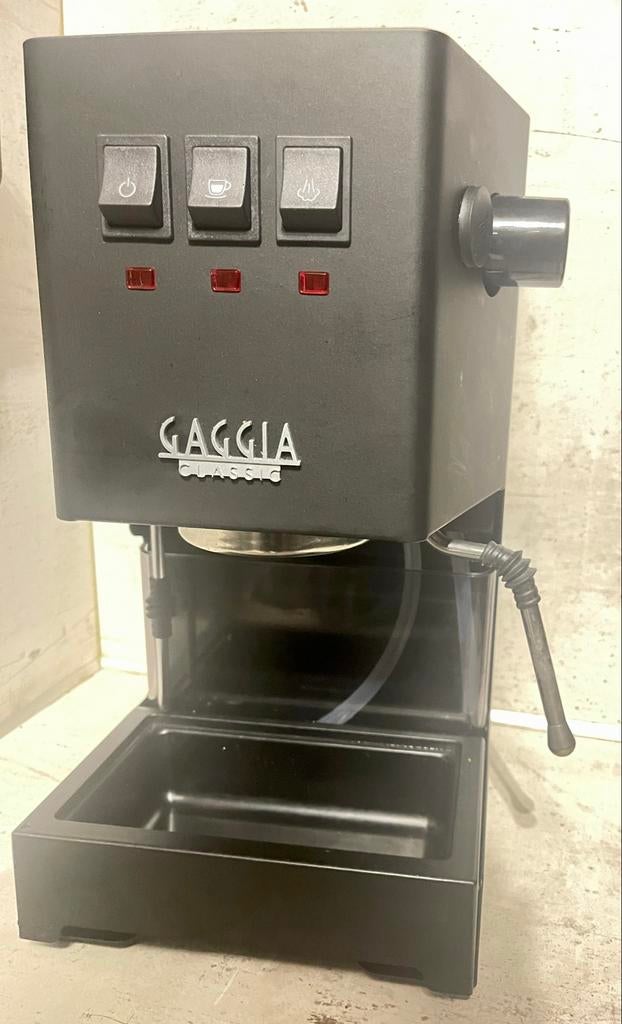 Gaggia Classic Espressomachine met Eureka Mignon Perfetto, Stoompijpje, Espresso apparaat, Zo goed als nieuw, 1 kopje