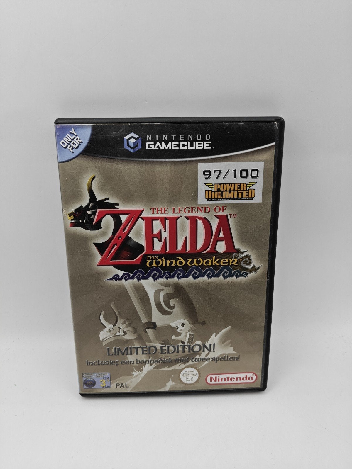 The Legend of Zelda: The Wind Waker Limited Edition GameCube, Spelcomputers en Games, 1 speler, Zo goed als nieuw, Nintendo of Europe GmbH, Goldsteinstr. 235, 60528 Frankfurt am Main, Duitsland