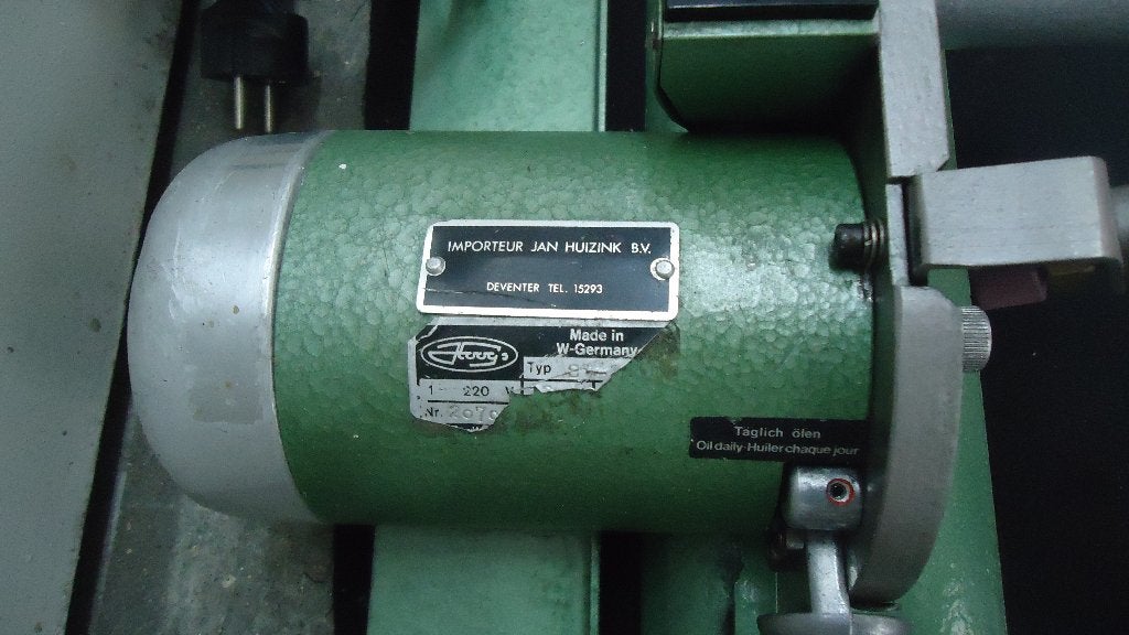 Industrie Stofsnijmachine /Eindsnijder met Rol houder, Overige merken, Gebruikt, Ophalen of Verzenden, Naaimachine